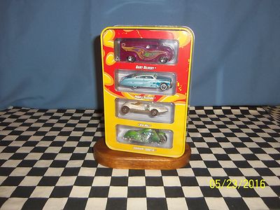 Hot Wheels: SINCE '68 4 CAR Set in sealed tin, FACTORY pkg. NRFP 1