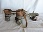 Tell Gloria Vintage German Roller Skates with Leather Backs and Straps — photo 1