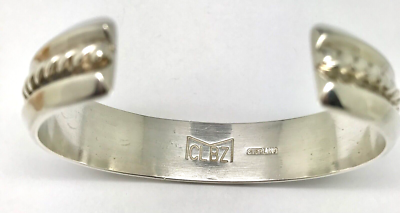 CLBZ Mitchell Calabaza Kewa Pueblo Southwestern Sterling Cuff