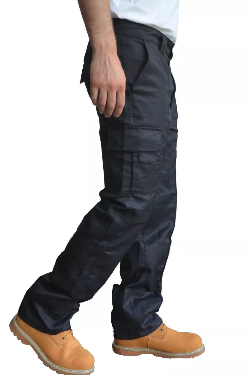 Toughened Combat Cargo Utility Work Trousers Pants 6 Pocket sizes 32 to 42  Waist