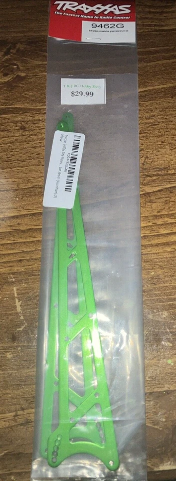 Traxxas Rustler 9462G Side plates, wheelie bar & 5185 Rubber wheelie bar tires - Image 4 of 4