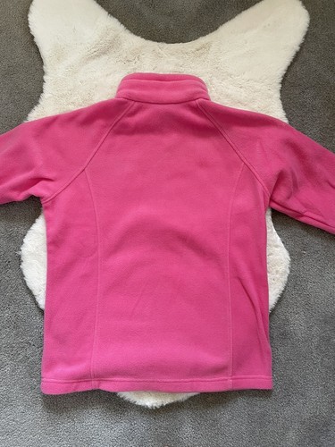 Columbia Youth Girls Pink Fleece Zip Up jacket, 14/16 - Picture 9 of 12
