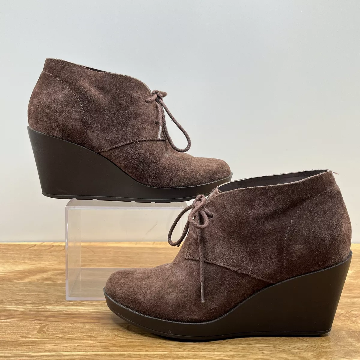 Cole haan suede wedge sales