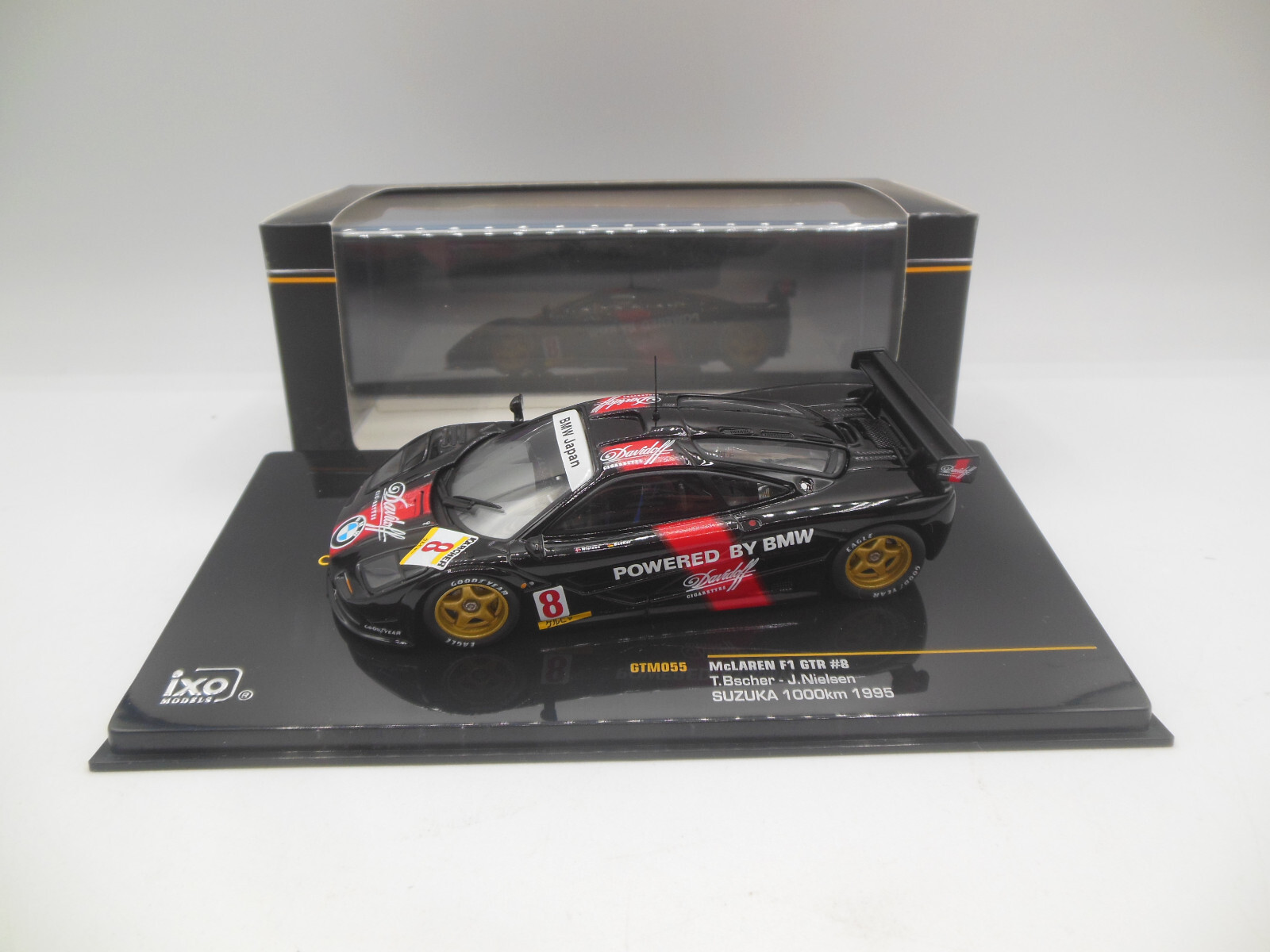 IXO GTM055 1995 Mclaren F1 GTR Rn 8 Suzuka 1000km T Bscher & J Neilsen 1:43 Scal