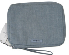 Vera Bradley ZEN Gray Lighten up Wipes Pouch NWT