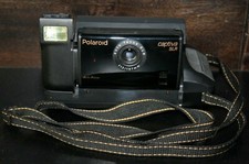Vintage Polaroid Instant Camera Captiva SLR Auto Focus Collapsible With Strap