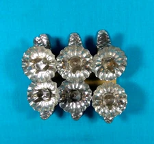 ~Vintage Metal Clip-on Christmas Tree Candle Holders~ Pinecone Clip Lot of 6