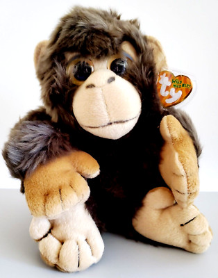 TY Wild Wild Best 10 inch Brownie Monkey #75016 