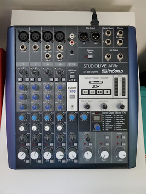 PreSonus StudioLive AR8C 8 Channel USB Analog Mixer