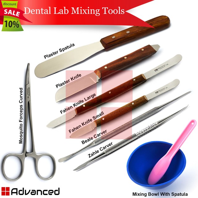 8Pcs Dental Laboratory Technician Tools Modelling WaxIng Craving