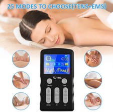OSITO TENS Unit EMS Massager Machine Pulse Muscle Stimulator Back Pain Relief