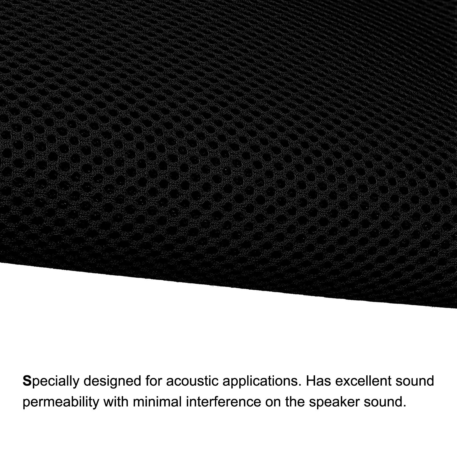 Speaker Grill Cloth 40 x 55 Inch Stereo Mesh Fabric Cloth for Speaker