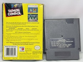 MTV Remote Control Nintendo NES In Original Box w Booklet And Original Packaging
