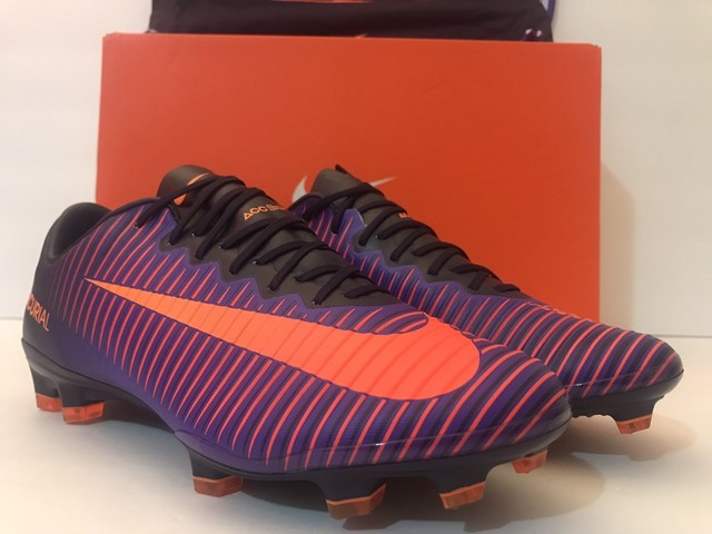 Nike Mercurial Vapor Xl FG PRO Soccer Cleats Purple/Orange 831958-585 Sz 6-12 | eBay