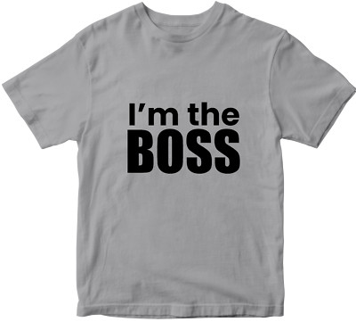 I M The Boss T-Shirt Husband Boyfriend Lustig Scherz Neuheit Geburtstag Love