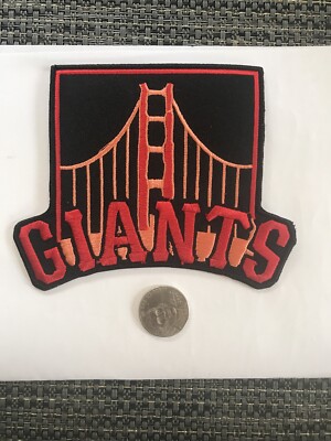 刺繍　サンフランシスコ SF San Francisco Giants 2015 Embroidered Iron On Patch 4.5