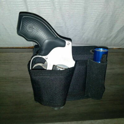 Under Car Seat Mattress Concealed Carry Pistol Gun Holster with Magazine Pouch