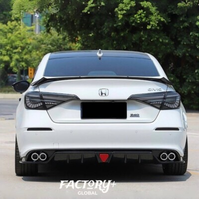 Smoked LED Tail Light Fits 2022-2026 Honda Civic Sedan W/ Rear Lamps Sequential