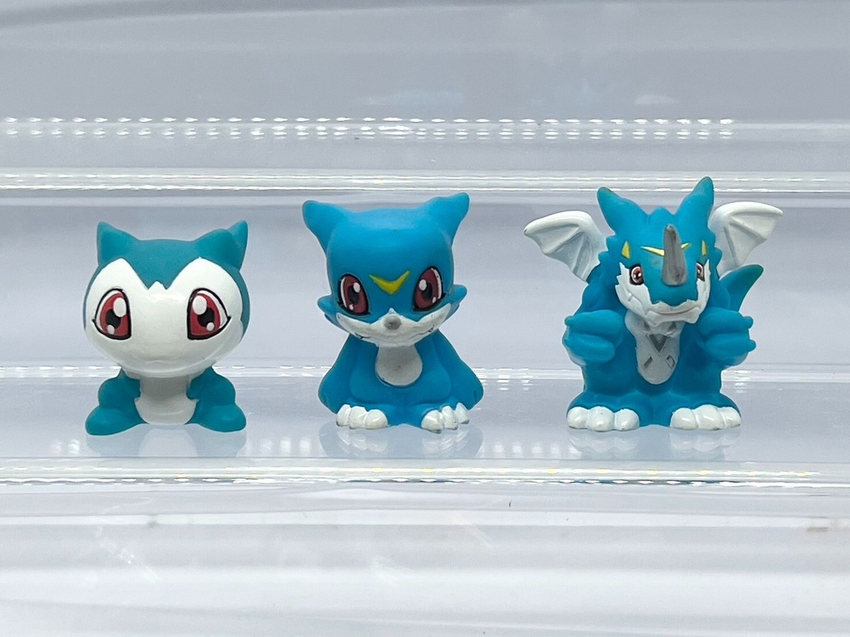 Digimon Adventure 02 Finger Puppets Vinyl Veemon V-Mon XV-mon