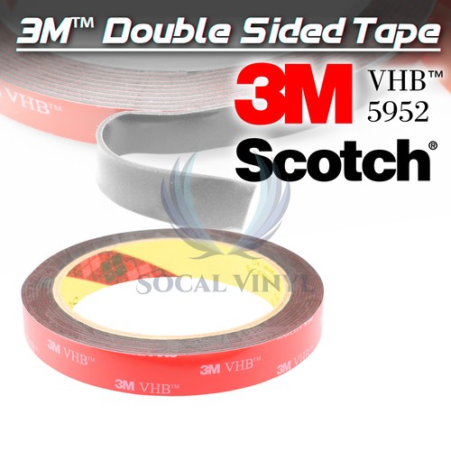 *10 Feet* Genuine 3M VHB #5952 Clear Double-Sided Mounting Acrylic Tape Adhesive - Bild 13 von 22
