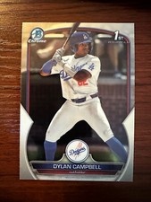 2023 Bowman Draft Dylan Campbell 1st Chrome Base Los Angeles Dodgers #BDC-181