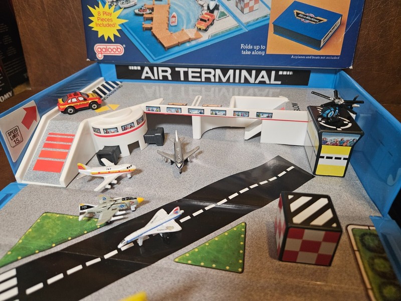 Micro Machines Airport/Marina in a case in Excellent Condition Vintage 1987 LOT