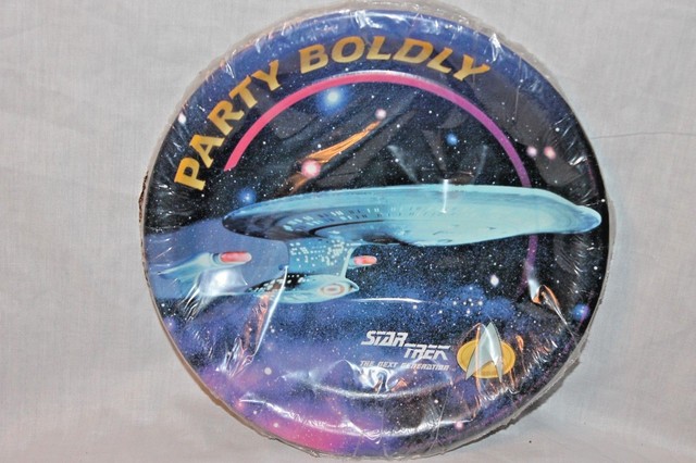 8 Star Trek Lunch Plates Vintage Party Supplies For Sale Online Ebay