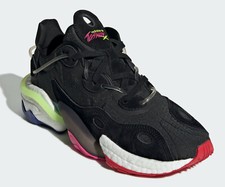 NIB - ADIDAS Men's 'TORSION X CORE BLACK' Multi-Color ATHLETIC SNEAKERS - US 6