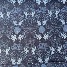 Moonlit Fantasy Garden Mirror w/ Pegasus Cotton Shirting/Quilting- So Cute!!