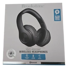 New Brookstone Wireless Headphones Voice Assistant Bluetooth 5.0 Factory Sealed