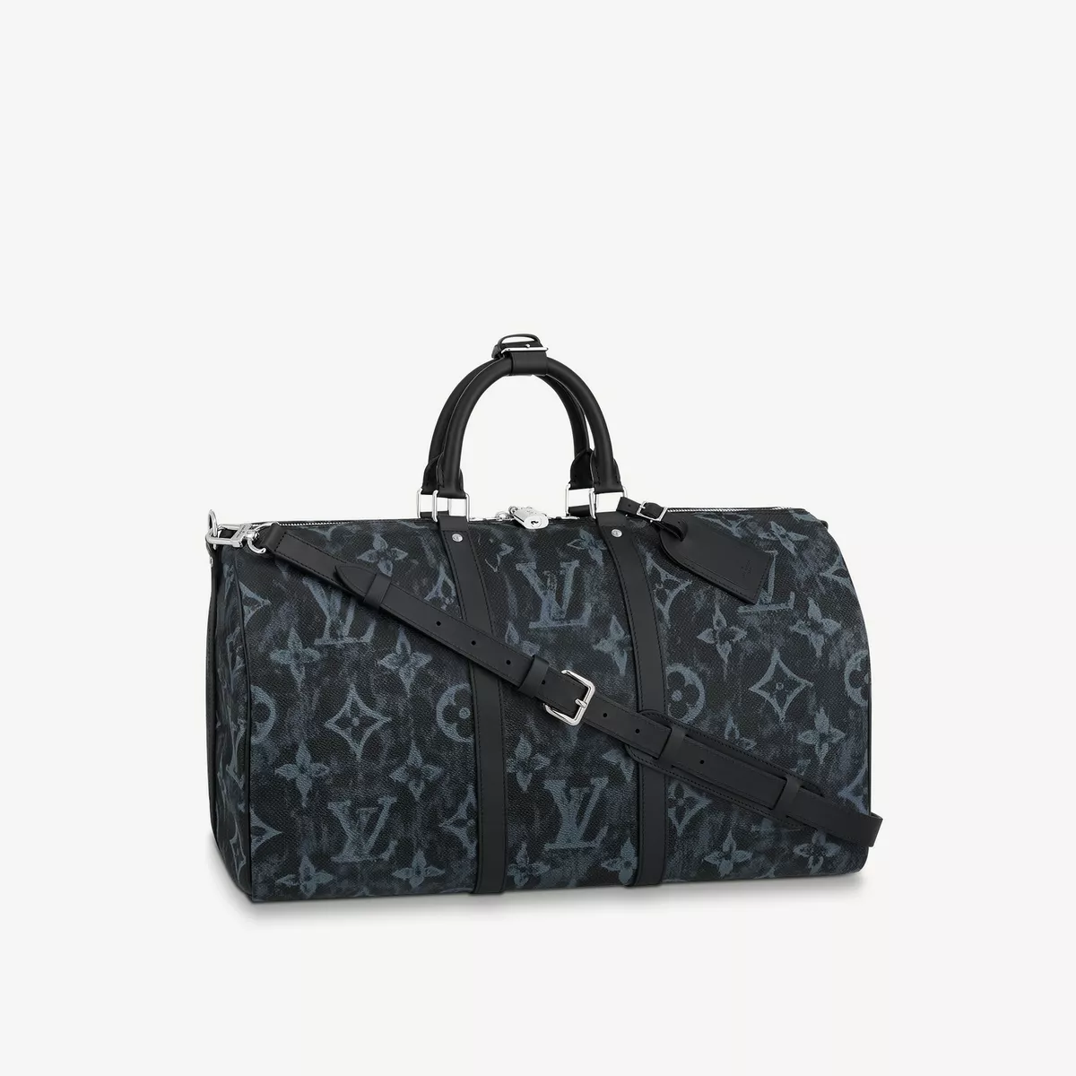 Louis Vuitton Monogram Virgil Abloh Keepall Bandouliere 50 (WRZX