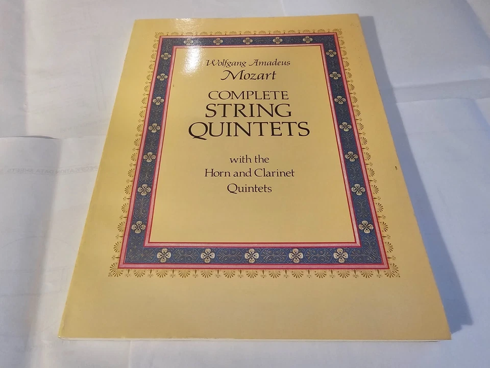 WOLFGANG AMADEUS MOZART - COMPLETE STRING QUARTETS - DOVER - GC - FREEPOST - Image 2 of 4