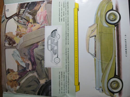1949 1950 1951 Mercedes-Benz Typ 170 S Farbprospekt, original portugiesisch - Bild 3 von 4