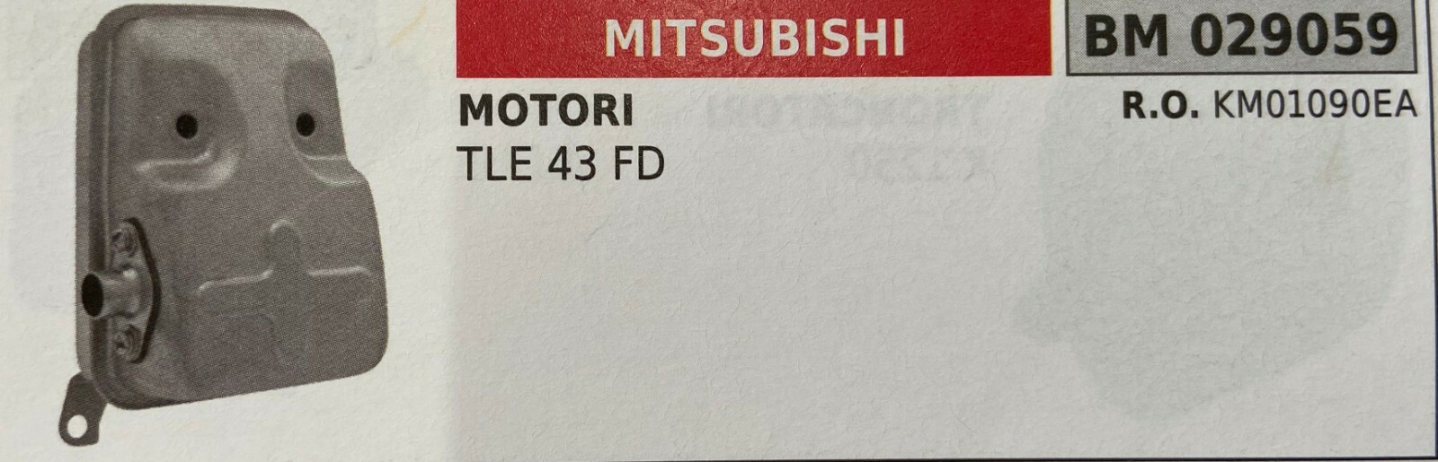 Marmitta Compatibile Mitsubishi BM029059 | Qualità Brumar al Miglior Prezzo