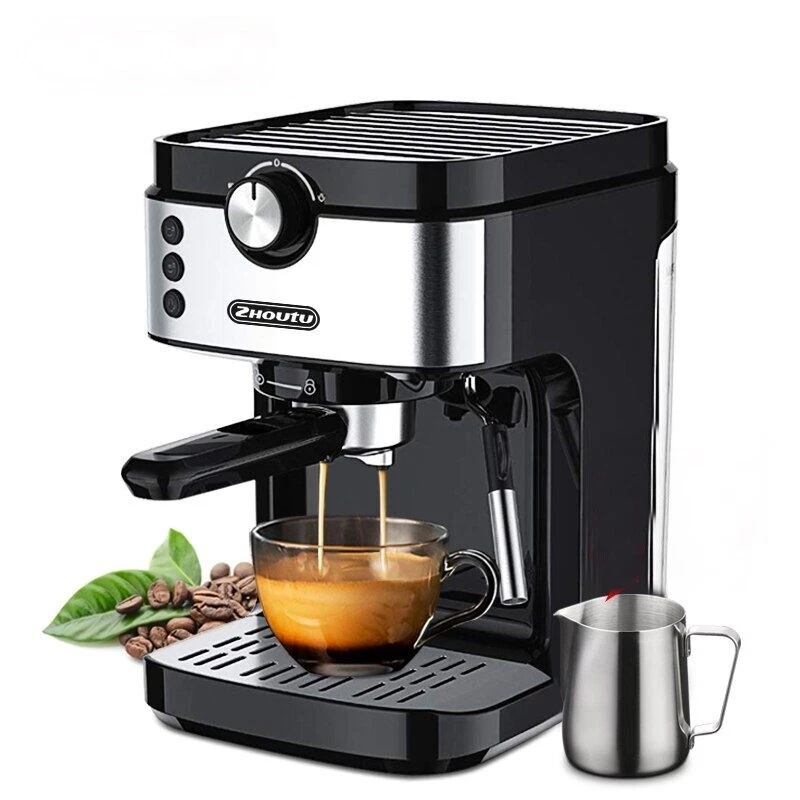 Espresso Coffee Maker 19 Bar Machine Milk Froth For Latte Mocha Cappuccino  Tank