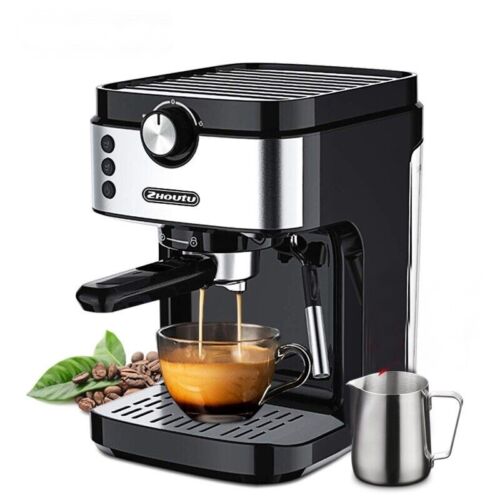 Espresso Coffee Maker 19 Bar Machine Milk Froth For Latte Mocha Cappuccino Tank
