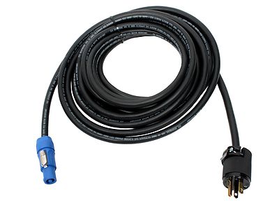 Elite Core 25' 14 Gauge Neutrik PowerCon to Edison Male Power Cable ...