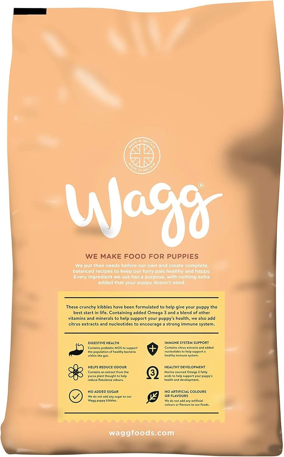 Wagg Complete Puppy Dry Dog Food Turkey & Rice 12Kg - for Growing Puppies