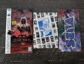The House of the Dead Sega Saturn CIB Complete Manual Foam Authentic & Tested
