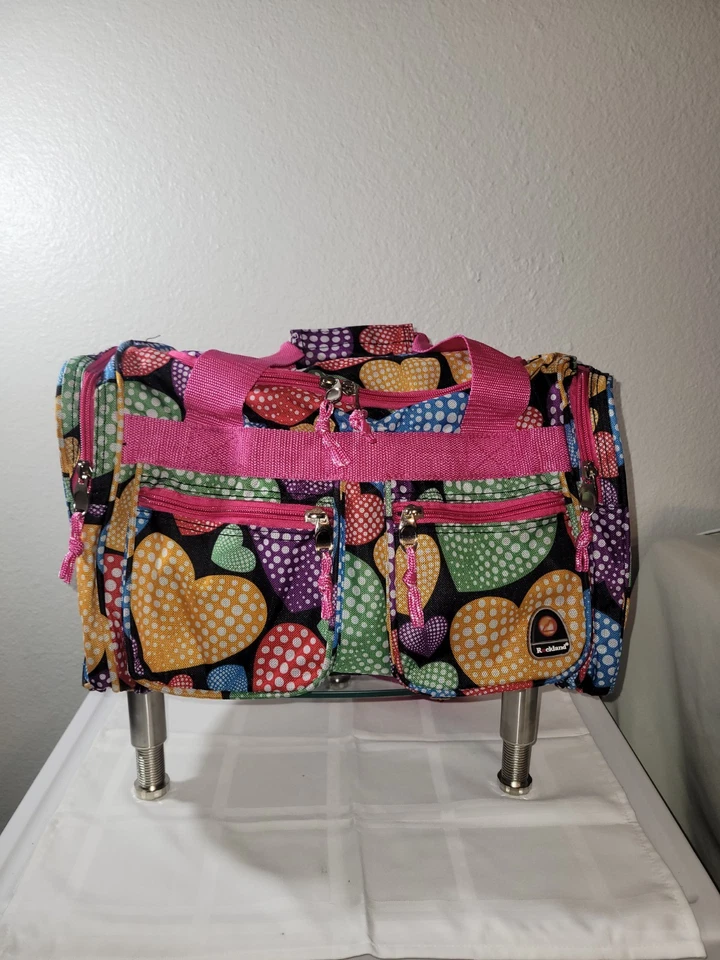 Bolso Rockland Bolso Multicolor Corazón/Punto Equipaje de Viaje. Sin usar - Usado Foto 3 de 4
