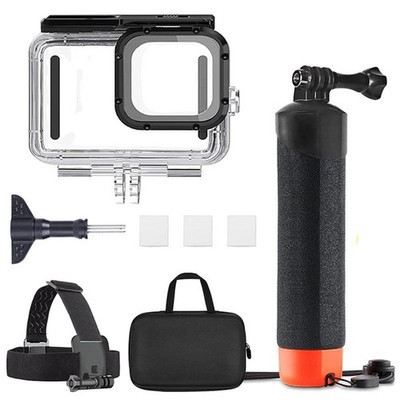 Für GoPro HERO13 12 11 10 Wasserdichtes Tauchgehäuse Dive Zubehör Kit