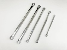 Toolzone Aviation EXTRA LONG Spanners Flat Double Ended Ring Spanner Set 8-19mm