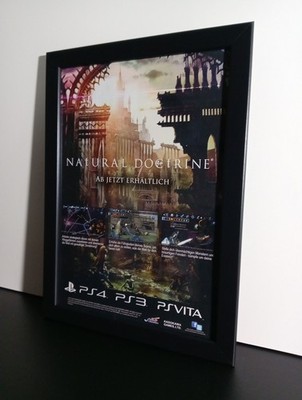 Natural Doctrine PS3 PS4 PSV  Werbeblatt Poster Gerahmt Ad Page Framed Werbung