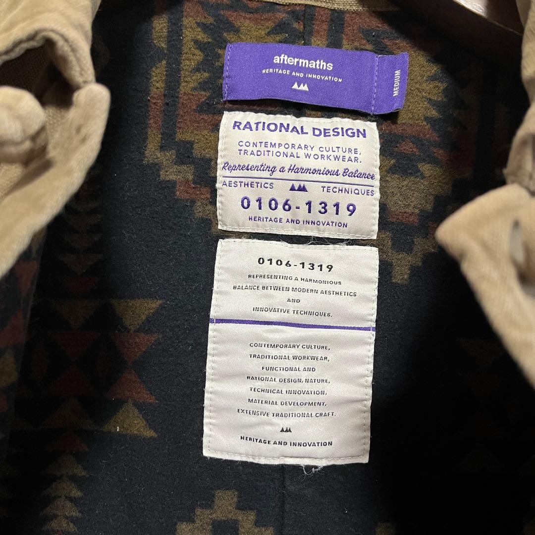 Aftermaths China Button Coverall Jacket Patchwork… - image 10