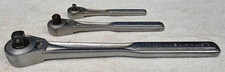 3pc Set Of Vintage Used Craftsman 14 38 And 12 Forged In Usa Ratchets