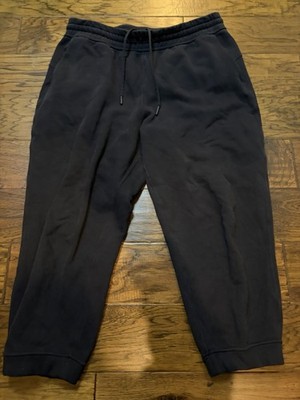 Lululemon Womens Size 12 Black On The Fly High Waist Stretch Ankle Sweatpants