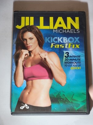 Jillian Michaels: Kickbox FastFix (DVD, 2012) Fitness Workout Exercise