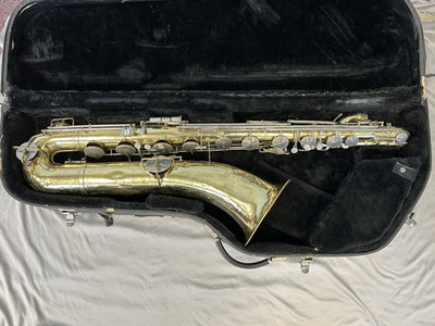 KING ZEPHYR By H.N. WHITE BARITONE BARI SAXOPHONE BODY + CASE