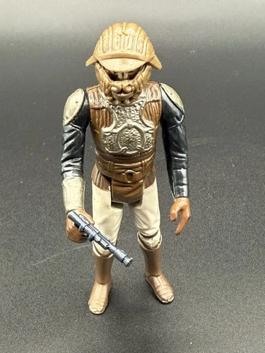 1983 Vintage Lili Ledy Star Wars Lando Skiff Guard 3.75" Figure Loose w/ helmet