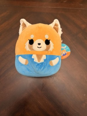 Squishmallow Aggretsuko Calm Expression 8  Happy Red Panda Plush Toy